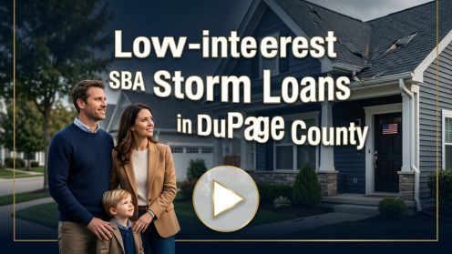 Low-Interest SBA Storm Loans in DuPage County